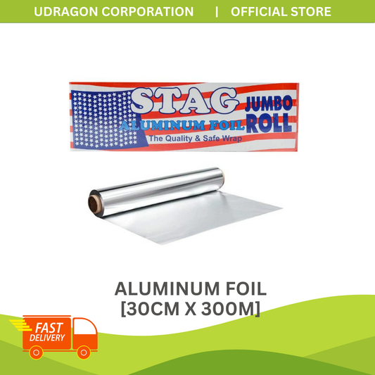 Stag Aluminum Foil Jumbo Roll (30cm x 300m)