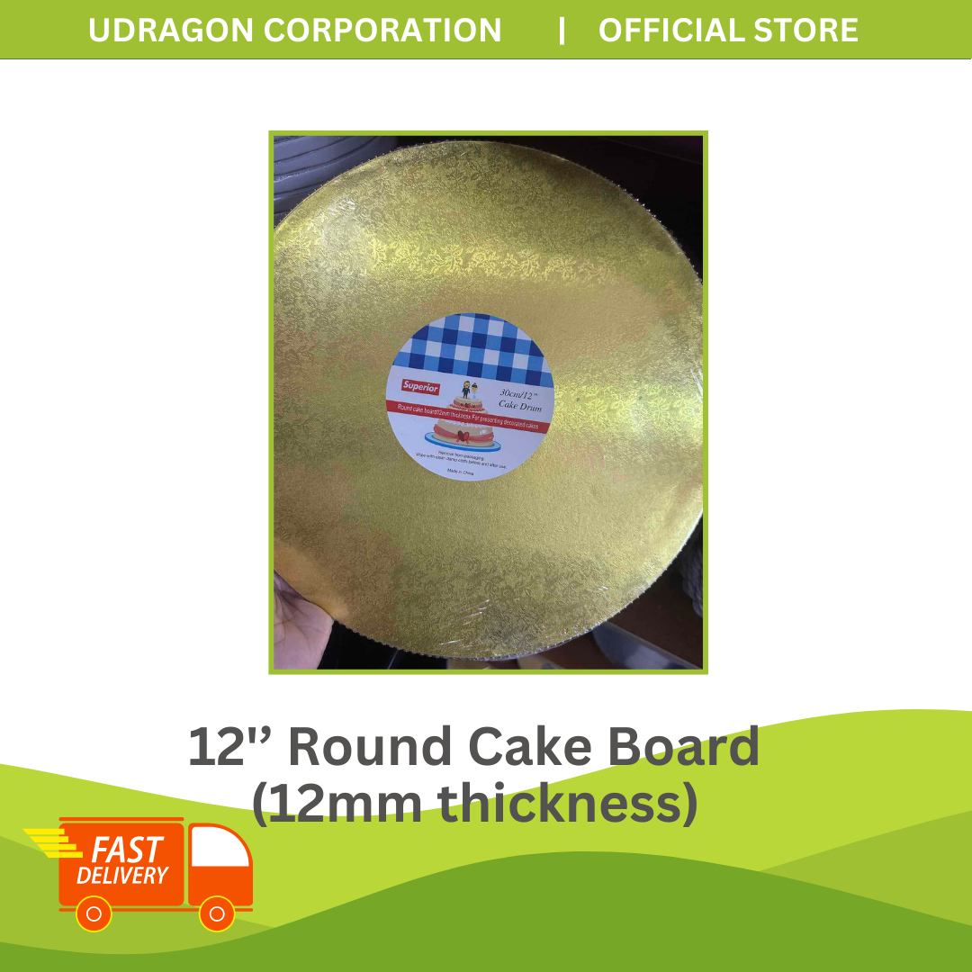 12'’ Round Cake Board (12mm thickness)