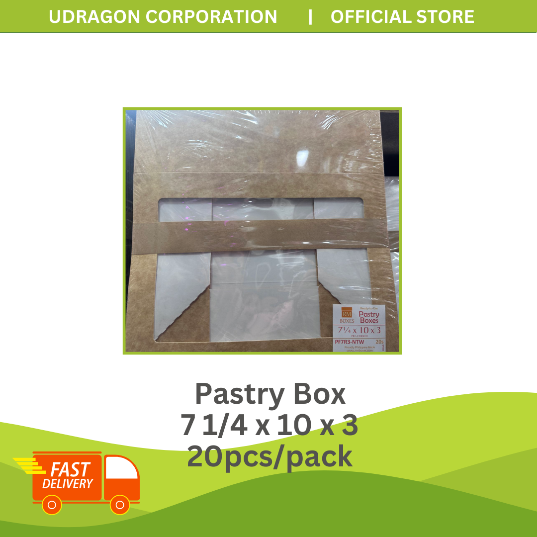 Pastry Box 7 1/4 x 10 x 3 (20pcs/pack)