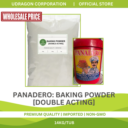 [WHOLESALE] PANADERO Baking Powder [Double Acting] - 1 TUB/ 14KGS