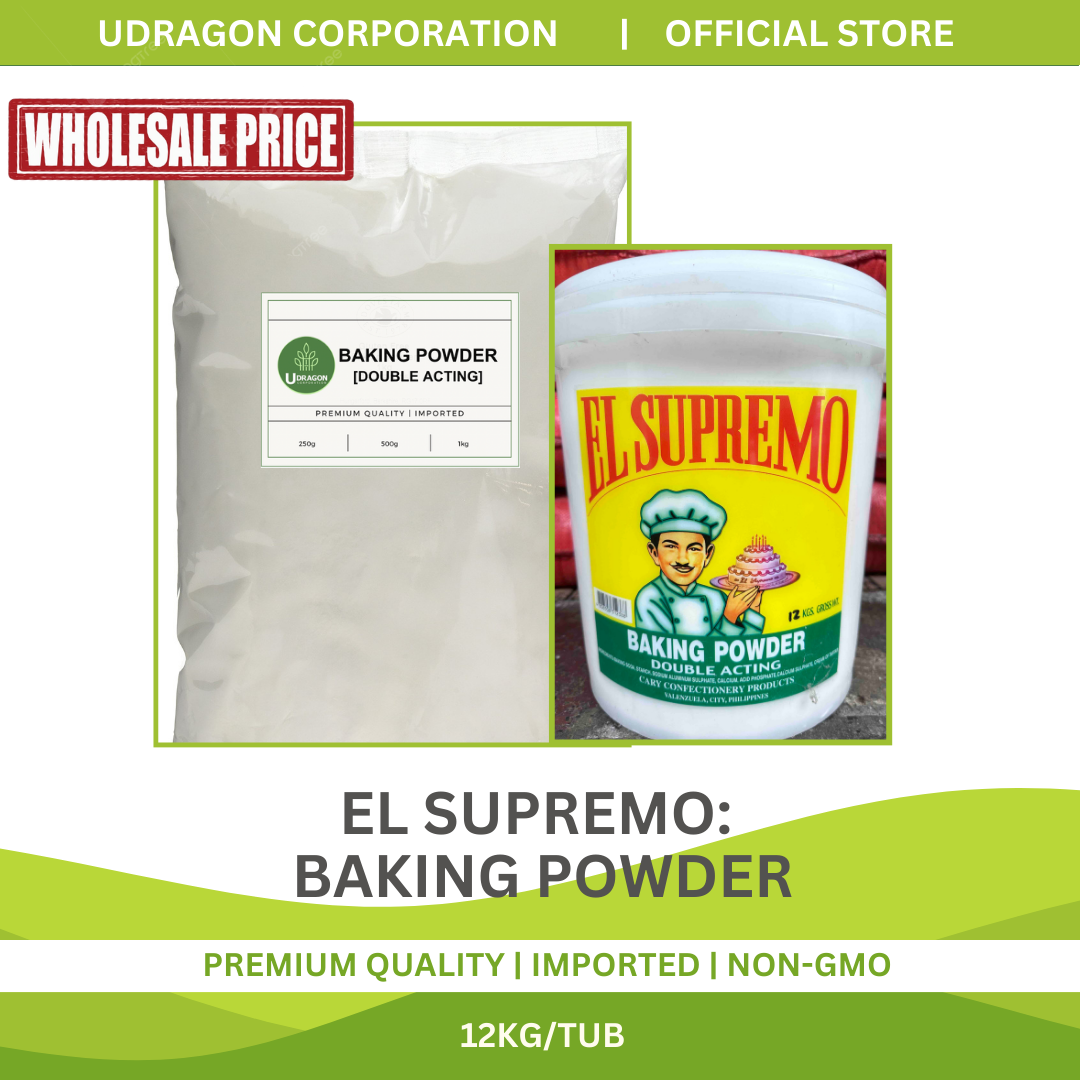 [WHOLESALE] EL SUPREMO Baking Powder [Double Acting] - 1 TUB/ 12KGS