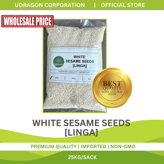 [WHOLESALE] Premium White Sesame Seeds (Linga) - 1 SACK/25KGS