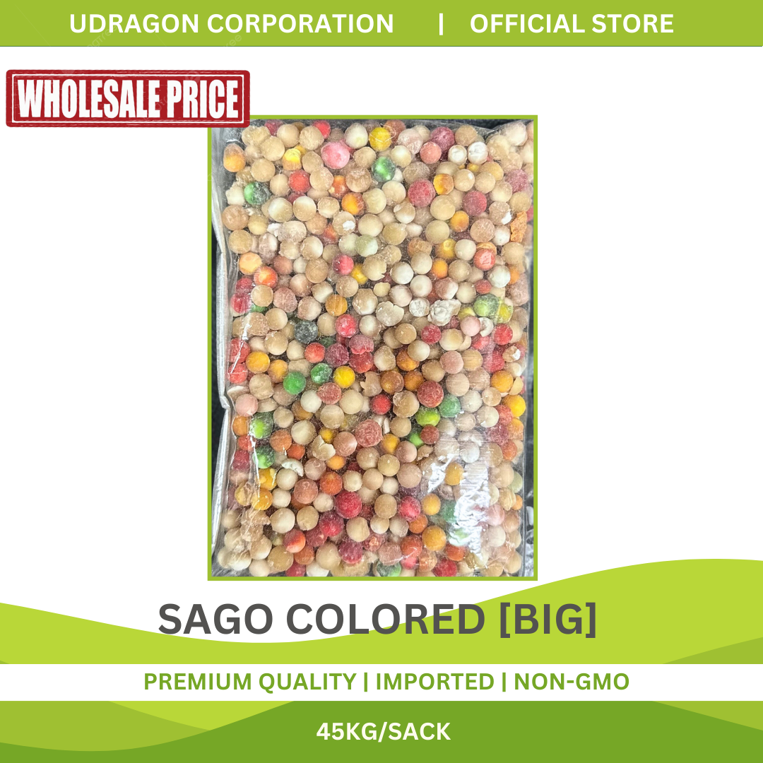 [WHOLESALE] Premium Colored Tapioca Pearls (Big) 1 sack/45kgs