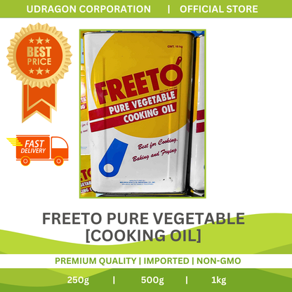 FREETO Pure Vegetable Cooking Oil (16KGS)