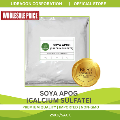 [WHOLESALE] Soya APOG/ Calcium Sulfate (Food Grade) - 1 SACK/25KGS