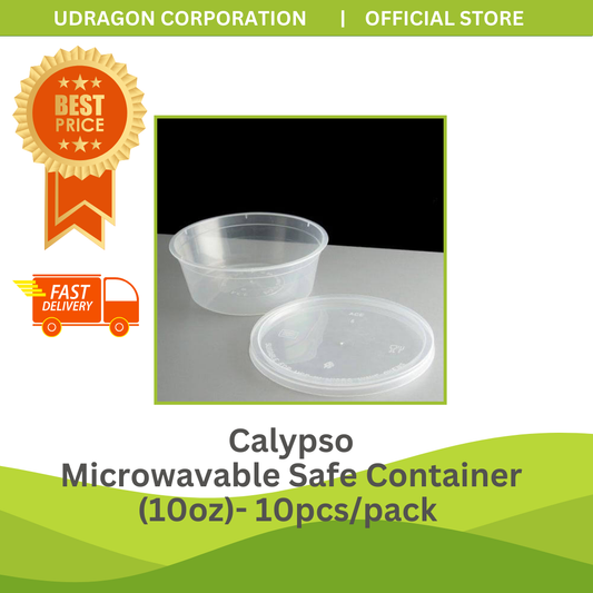 Microwavable Safe Container (10oz) - 10pcs/pack