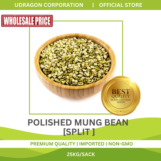 [WHOLESALE] Split Polished Mung Beans - 1 SACK/25KGS