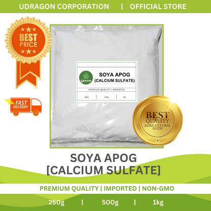 Soya APOG/ Calcium Sulfate (Food Grade) - 250g, 500g, 1kg