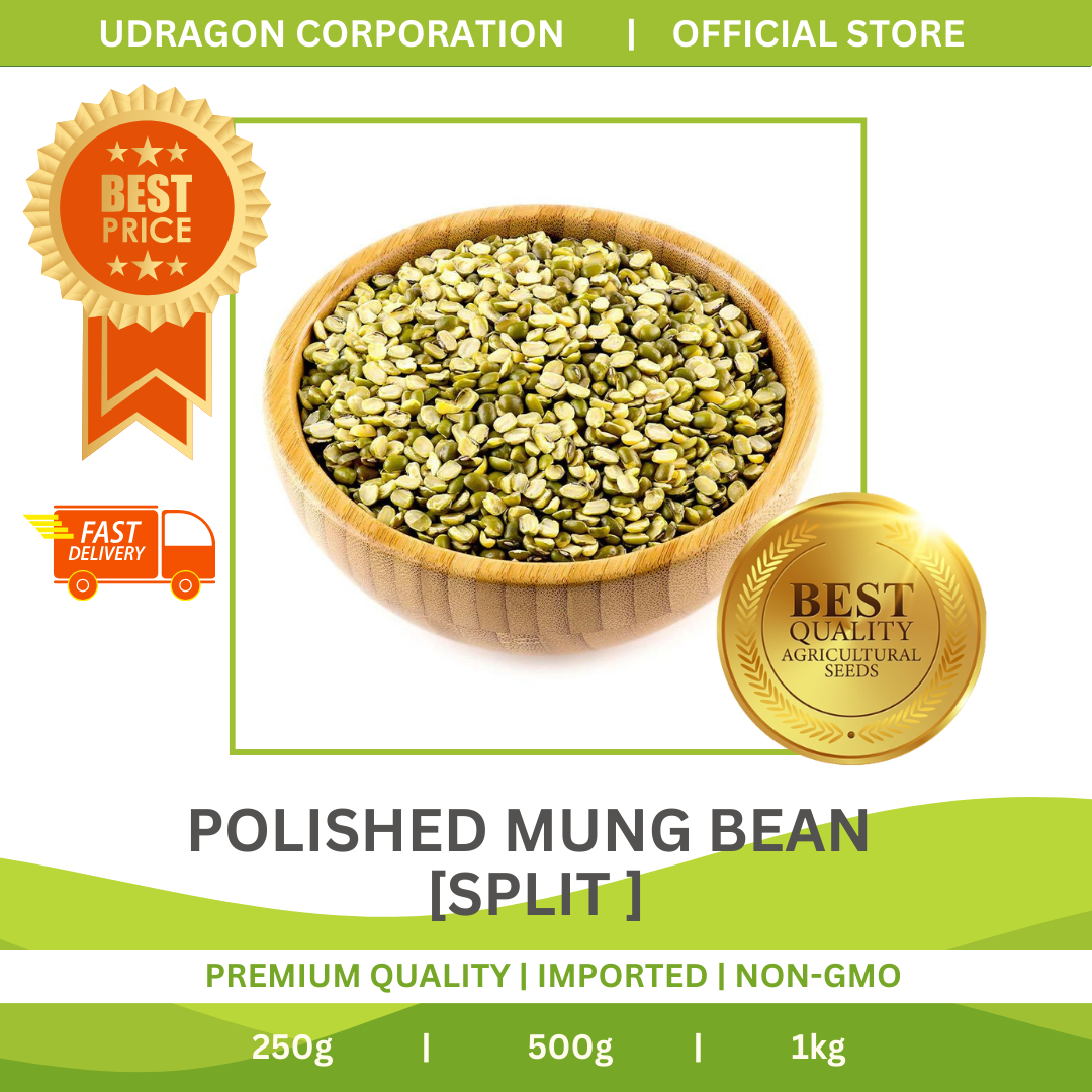 Split Polished Mung Beans - 250g, 500g, 1kg