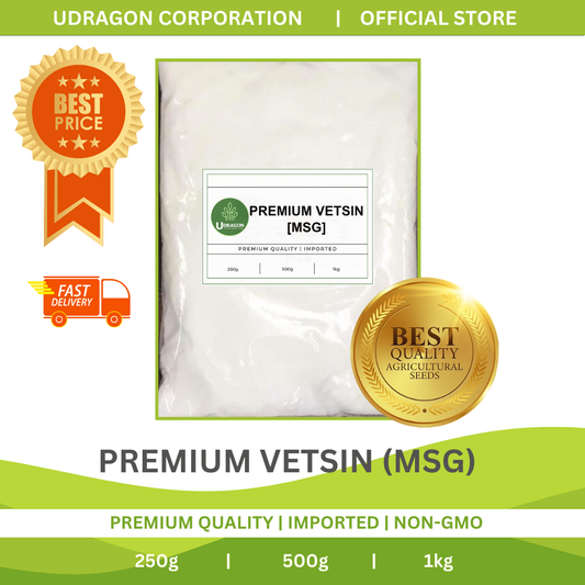 Premium MSG Vetsin (Monosodium Glutamate) - 250g, 500g, 1kg