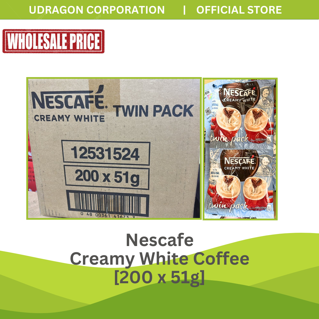 Nescafe Creamy White Twin Pack - 200 x 51g