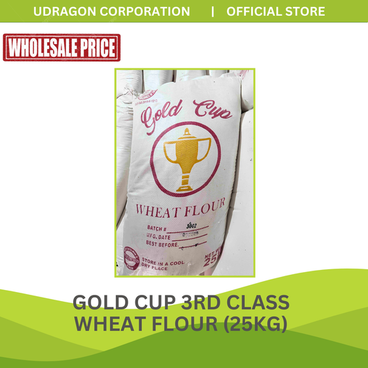 [WHOLESALE] Gold Cup 3rd Class Wheat Flour - 1 sack/25kg