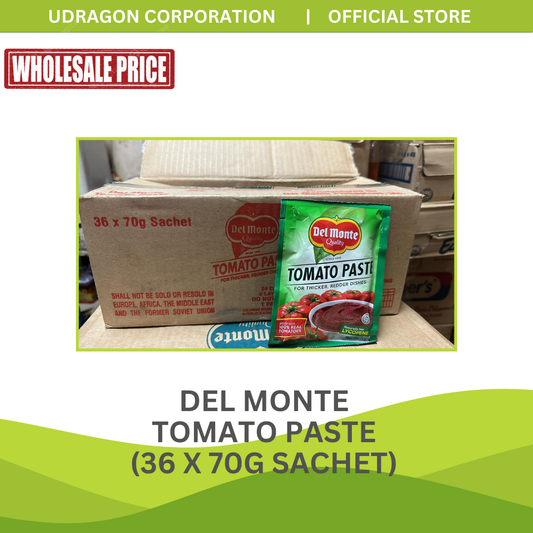 [WHOLESALE] Del Monte Tomato Paste (36 x 70g Sachet)