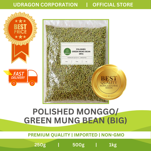 Polished Green Mung Beans/ Monggo (Big) -250g, 500g, 1kg