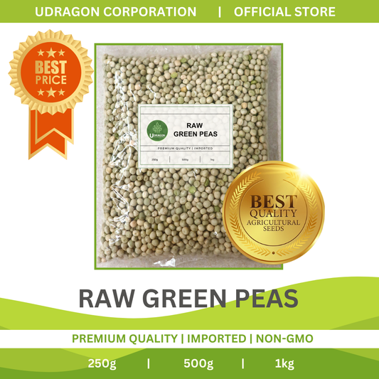 Premium Quality Raw Green Peas - 250g, 500g, 1kg