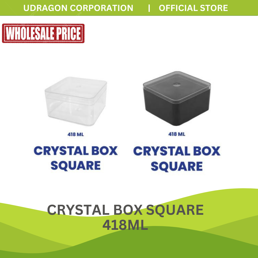 Square Disposable Container (418ML)