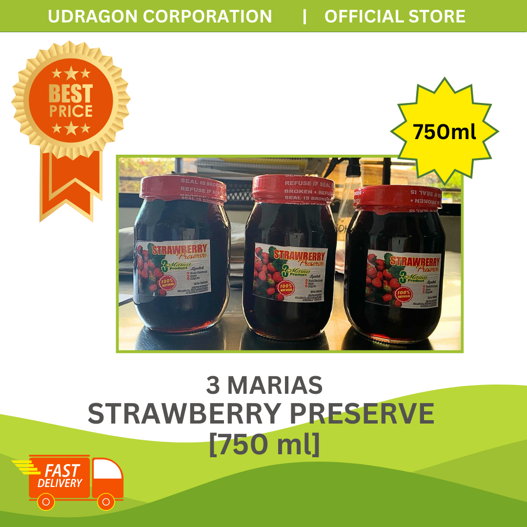 3 MARIAS STRAWBERRY PRESERVE - 750G