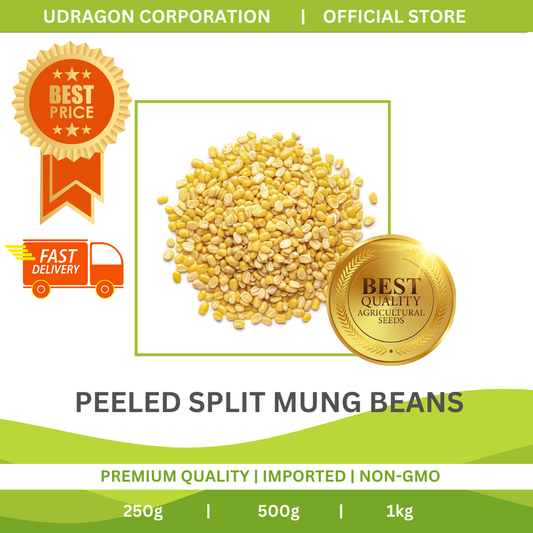 Peeled Split Mung Beans - 250g, 500, 1kg