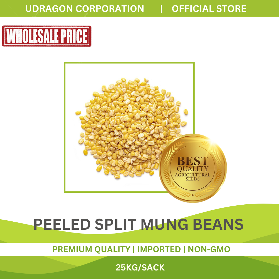 [WHOLESALE] Peeled Split Mung Beans - 1 SACK/25KGS