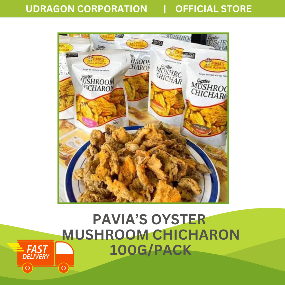 Pavia's Oyster Mushroom Chicharon - 100g/pack